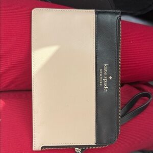 Kate Spade Black and Cream Clutch